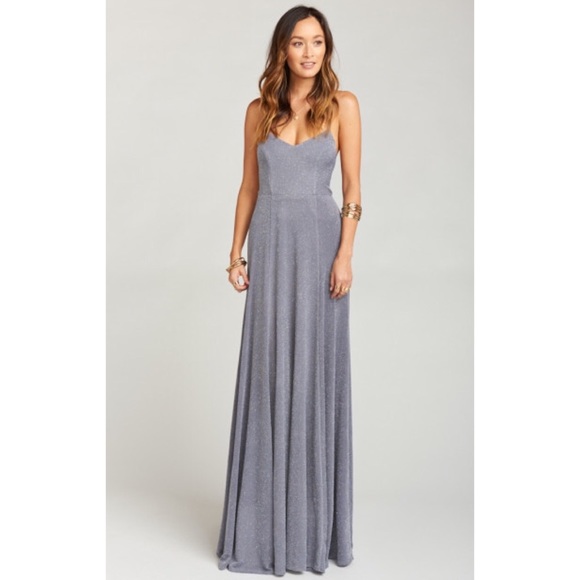 NWT show me your mumu godshaw goddess gown smoke - Picture 2 of 5